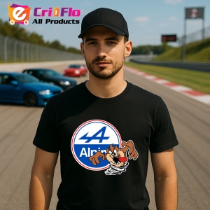 Tricou Tazz Vartej Cu Logoalpine | Unisex Dama si Barbat