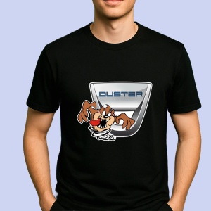 Tricou Tazz Vartej Dreapta Cu Logo Dacia Duster | Unisex Dama si Barbat