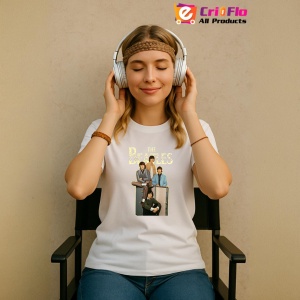 Tricou The Beatles - Group with Amps, muzica Hip-Hop / Rap, Dama | Barbat | Copii - Img 8