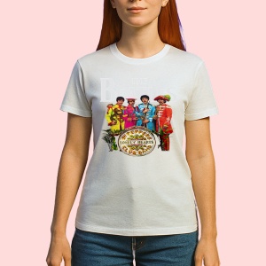 Tricou The Beatles - Sgt. Pepper, muzica Hip-Hop / Rap, Dama | Barbat | Copii - Img 2