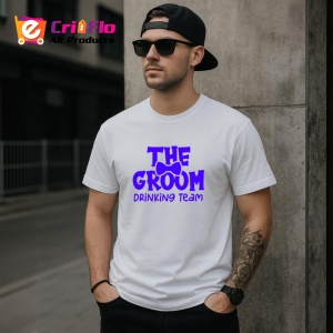 Tricou the groom drinking team mesaj petrecere burlaci, Copii | Dama | Barbat