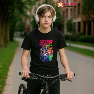 Tricou Travis Scott Astronomical Gang, muzica POP, Dama | Barbat | Copii, Culoare Negru - Img 10