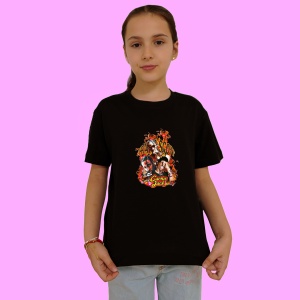 Tricou Travis Scott - Cactus Jack Clasic, muzica Hip-Hop / Trap, Dama | Barbat | Copii, Culoare Negru - Img 2