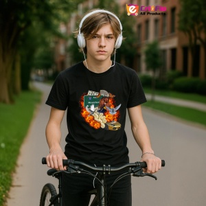 Tricou Travis Scott, muzica RAP, Dama | Barbat | Copii, Culoare Negru - Img 10