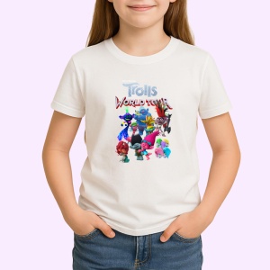 Tricou Trolls personaje colorate si muzicale intr o lume plina de veselie, Copii | Dama | Barbat - Img 3
