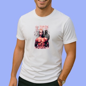 Tricou Tupac Red Text 2Pac, muzica Nu Metal, Dama | Barbat | Copii