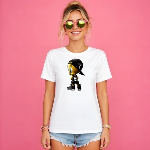 Tricou Tweety Pasarea Galbena Echipament Negru Urban Hypebeast, din bumbac 100% Copii | Dama | Barbat