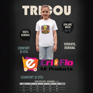 Tricou Tweety rooff freestyle microfon galben si splash de culoare Copii | Dama | Barbat Barbat - Img 15