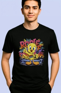 Tricou Tweety rooff freestyle microfon pe scena urbana Copii | Dama | Barbat Barbat - Img 4