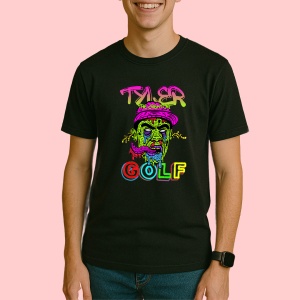 Tricou Tyler, The Creator - GOLF Zombie Art, muzica Hip-Hop / Pop / Rock, Dama | Barbat | Copii, Culoare Negru - Img 3