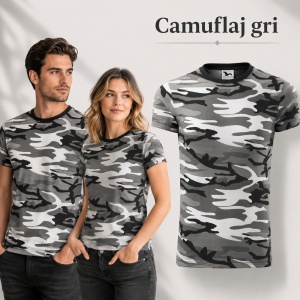 Tricou Unisex Camuflaj din 100% Bumbac, 160 g/m², Mărimi XS–3XL - Img 11