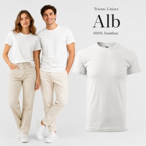 Tricou Unisex Damă / Bărbat Heavy New 137 – 100% Bumbac, Guler Rotund, 200 g/m², XS–5XL - Img 11