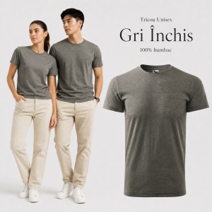 Tricou Unisex Damă / Bărbat Heavy New 137 – 100% Bumbac, Guler Rotund, 200 g/m², XS–5XL - Img 31