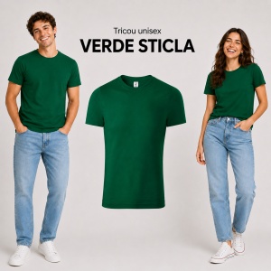 Tricou unisex damă și bărbat, 100% bumbac, mărimi XS–4XL, 22 culori disponibile - Img 31