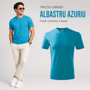 Tricou unisex damă și bărbat Malfini Heavy 110, 100% bumbac, 200 g/mp, S–3XL - Img 14