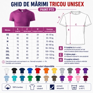 Tricou Unisex Damă și Bărbat model simplu tip Tommy - Img 4