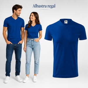 Tricou Unisex Malfini 111 Heavy V-Neck din 100% Bumbac, 200 g/m², Mărimi S–4XL - Img 13