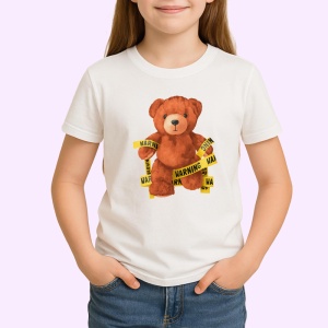 Tricou Urs warning, Copii | Dama | Barbat