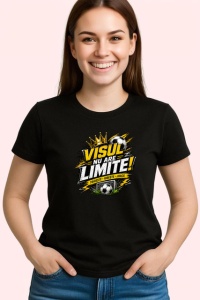 Tricou Visul Nu Are Limite Minge Fotbal V1, din bumbac 100%, tricou negru Copii | Dama | Barbat - Img 3