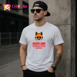 Tricou vulpea cand nu ajunge la struguri zice ca bateria la iphone tine putin mesaj glumet, Copii | Dama | Barbat - Img 4