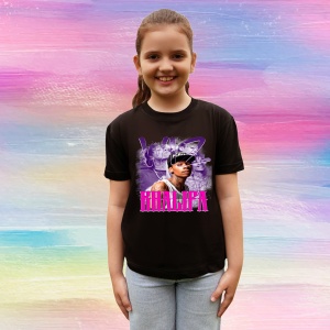 Tricou wiz khalifa violet, muzica Hip-Hop / Trap, Dama | Barbat | Copii, Culoare Negru - Img 4