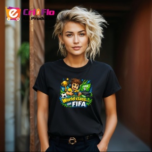 Tricou World Class On Fifa Gamer Trofeu V1, din bumbac 100%, tricou negru Copii | Dama | Barbat - Img 8