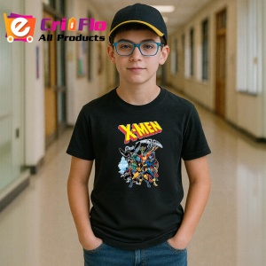 Tricou Xmen supereroii marvel cu puteri speciale in lupta impotriva raului, Copii | Dama | Barbat , tricou negru - Img 6