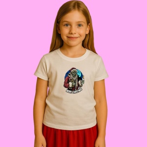 Tricou Yeti Merry Christmas, din bumbac 100% Copii | Dama | Barbat