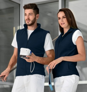 Veste Polar damă și bărbat albastru marin bleumarin