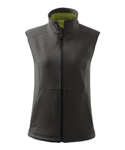 Vesta softshell pentru dama de culoare gri inchis