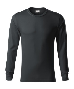 Bluza cu maneca lunga unisex de culoare gri gheata