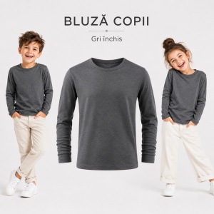 Bluză Copii Simplă pentru Școală - Img 12
