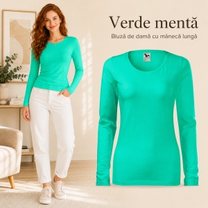 Bluză de Femei cu Mâneci Lungi | 15 culori disponibile -139 - Img 13