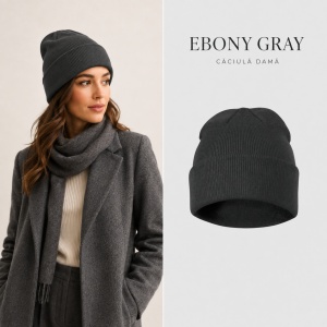 Căciulă Damă tip Beanie, Călduroasă, Tricotată și Modernă – Beanie 315 - Img 13
