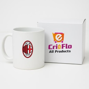Cana AC Milan Italia , cu logoul stema echipei, Cadoul Perfect - Img 14