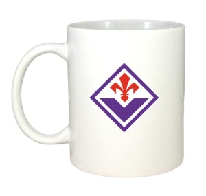 Cana ACF Fiorentina Italia , cu logoul stema echipei, Cadoul Perfect - Img 2