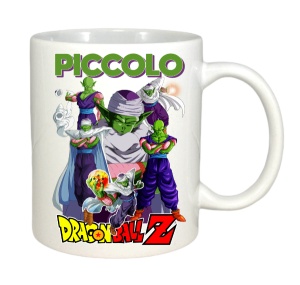Cana alba pentru copii personalizata personajul Piccolo Dragon Ball Z - cadou - Img 3