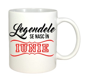 Cana alba personalizata cu textul Legendele se nasc in - Img 7