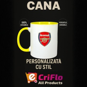 Cana Arsenal FC Anglia , cu logoul stema echipei, Cadoul Perfect - Img 30
