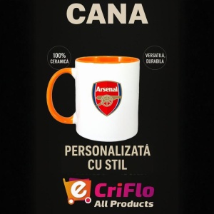 Cana Arsenal FC Anglia , cu logoul stema echipei, Cadoul Perfect - Img 40