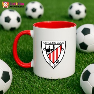 Cana Athletic Bilbao Spania , cu logoul stema echipei, Cadoul Perfect - Img 46