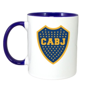 Cana Boca Juniors Argentina , cu logoul stema echipei, Cadoul Perfect - Img 4