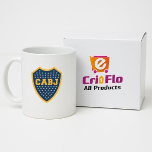 Cana Boca Juniors Argentina , cu logoul stema echipei, Cadoul Perfect - Img 14