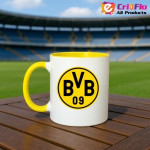 Cana Borussia Dortmund Germania , cu logoul stema echipei, Cadoul Perfect - Img 32
