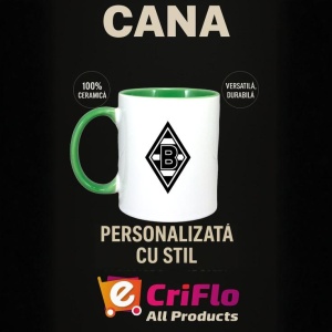Cana Borussia Monchengladbach Germania , cu logoul stema echipei, Cadoul Perfect - Img 20
