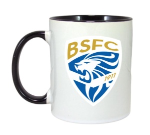 Cana Brescia calcio Italia , cu logoul stema echipei, Cadoul Perfect - Img 6