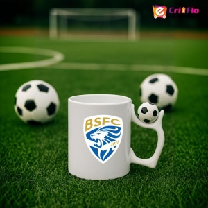 Cana Brescia calcio Italia , cu logoul stema echipei, Cadoul Perfect - Img 10