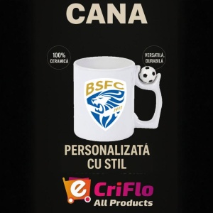 Cana Brescia calcio Italia , cu logoul stema echipei, Cadoul Perfect - Img 13