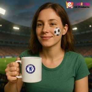 Cana Chelsea FC Anglia , cu logoul stema echipei, Cadoul Perfect - Img 17