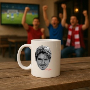 Cana cu fotbalistul David Beckham-Manchester United - Img 28